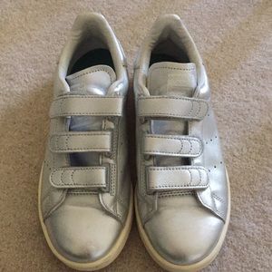 Adidas Stan Smith CF Velcro Strap Metallic